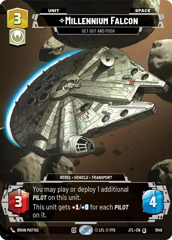 Millennium Falcon - Get Out And Push (Prestige) - JTL-1048 - Jump to Lightspeed