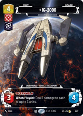 IG-2000 - Assassin's Aggressor (Prestige Foil) - JTL-1067 - Jump to Lightspeed