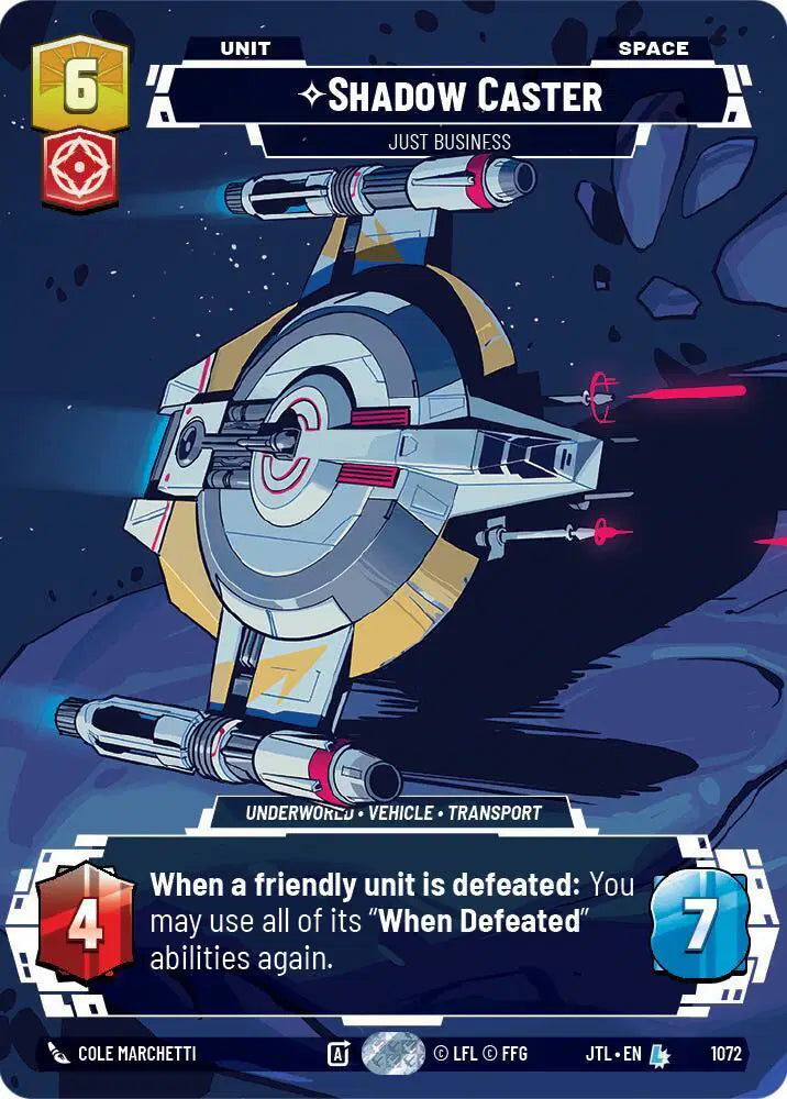 Shadow Caster - Just Business (Prestige Foil) - JTL-1072 - Jump to Lightspeed