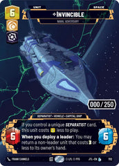 Invincible - Naval Adversary (Serialized) - JTL-1112 - Jump to Lightspeed