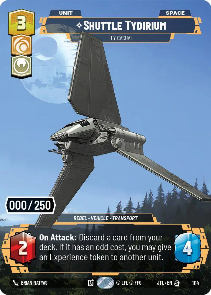 Shuttle Tydirium - Fly Casual (Serialized) - JTL-1114 - Jump to Lightspeed