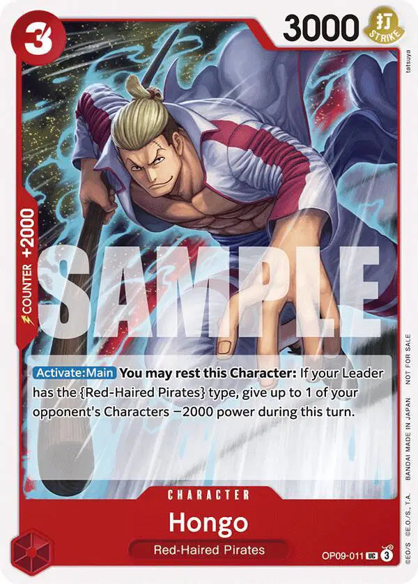 Hongo (Tournament Pack 2025 Vol. 2) - OP09-011 - One Piece Promotion Cards