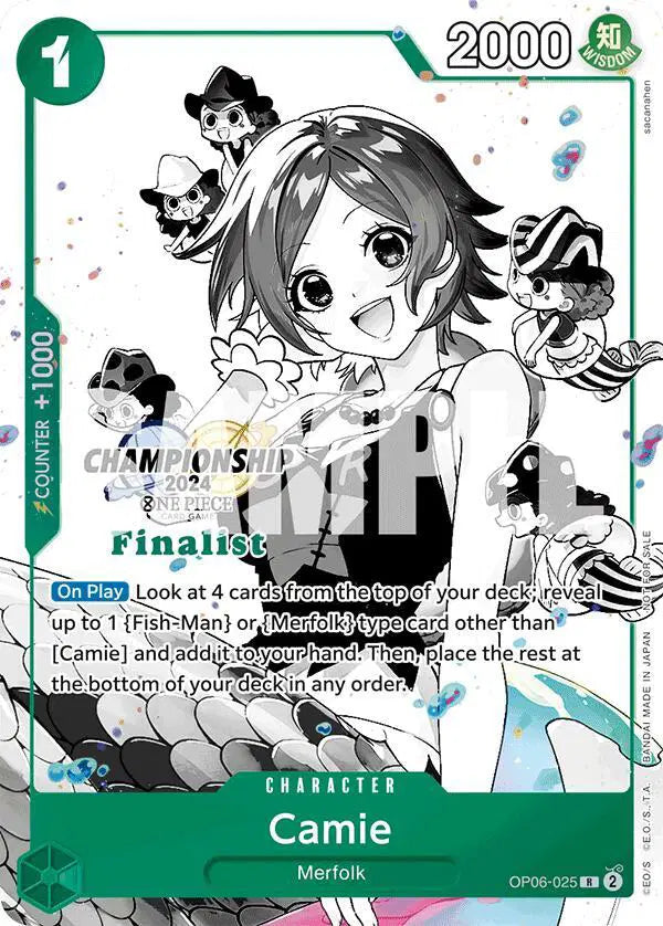 Camie (Championship 2024 Finalist Card Set Vol. 2) - OP06-025 - One Piece Promotion Cards