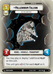 Millennium Falcon - Get Out And Push (Foil) - JTLP-039 - Jump to Lightspeed - Weekly Play Promos