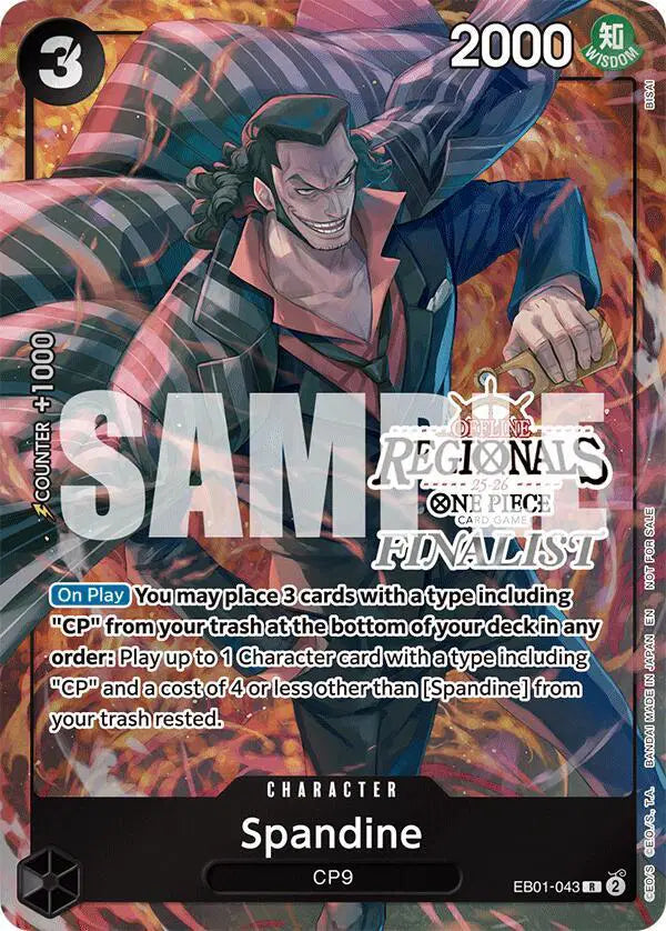 Spandine (Offline Regional Finalist Card Set 2025 Vol.1) - EB01-043 - One Piece Promotion Cards