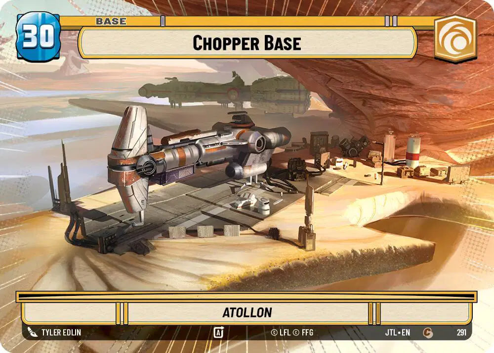 Chopper Base // X-Wing (Hyperspace) - JTL-291 _1 - Jump to Lightspeed