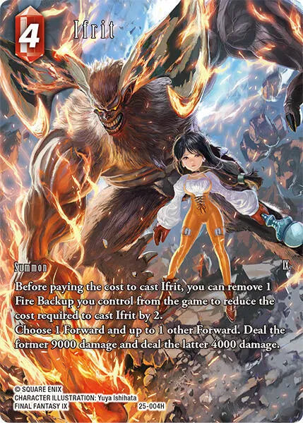 Ifrit (Full Art) - 25-004H - Tears of the Planet