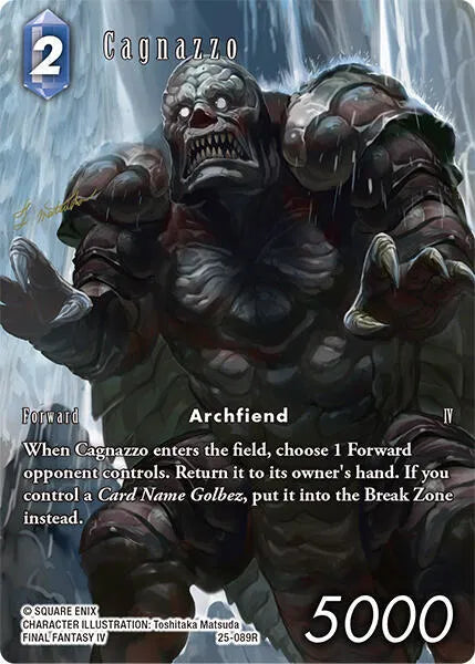Cagnazzo (Full Art) - 25-089R - Tears of the Planet