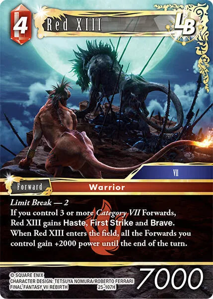 Red XIII LB - 25-107H - Tears of the Planet