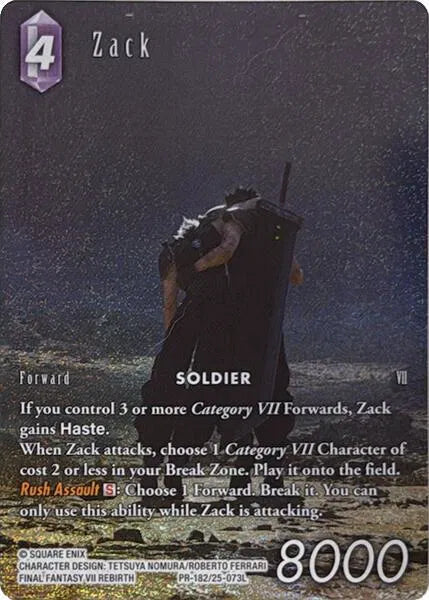 Zack (Full Art) - PR-182/25-073L - Tears of the Planet