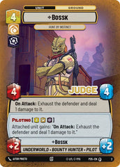 Bossk - Hunt By Instinct - JP-002_1 - Judge Promos