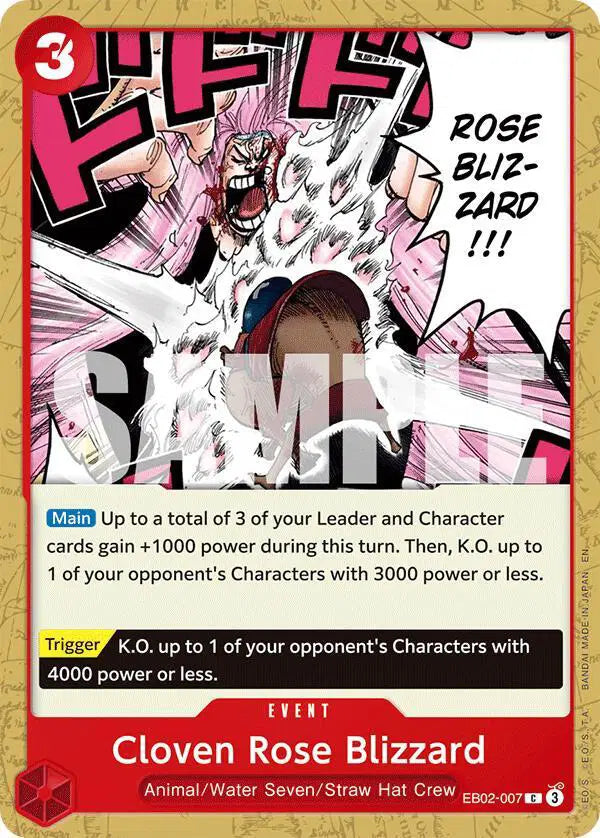 Cloven Rose Blizzard - EB02-007 - Extra Booster: Anime 25th Collection
