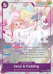 Sanji & Pudding (Alternate Art) - EB02-035 - Extra Booster: Anime 25th Collection