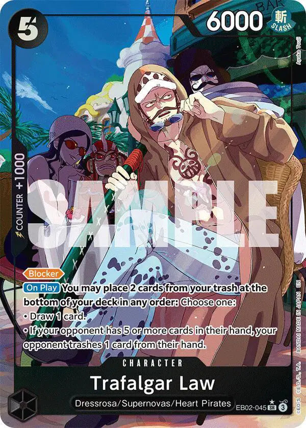 Trafalgar Law (Alternate Art) - EB02-045 - Extra Booster: Anime 25th Collection