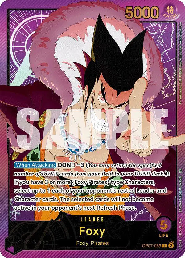 Foxy (SPR) - OP07-059 - Extra Booster: Anime 25th Collection
