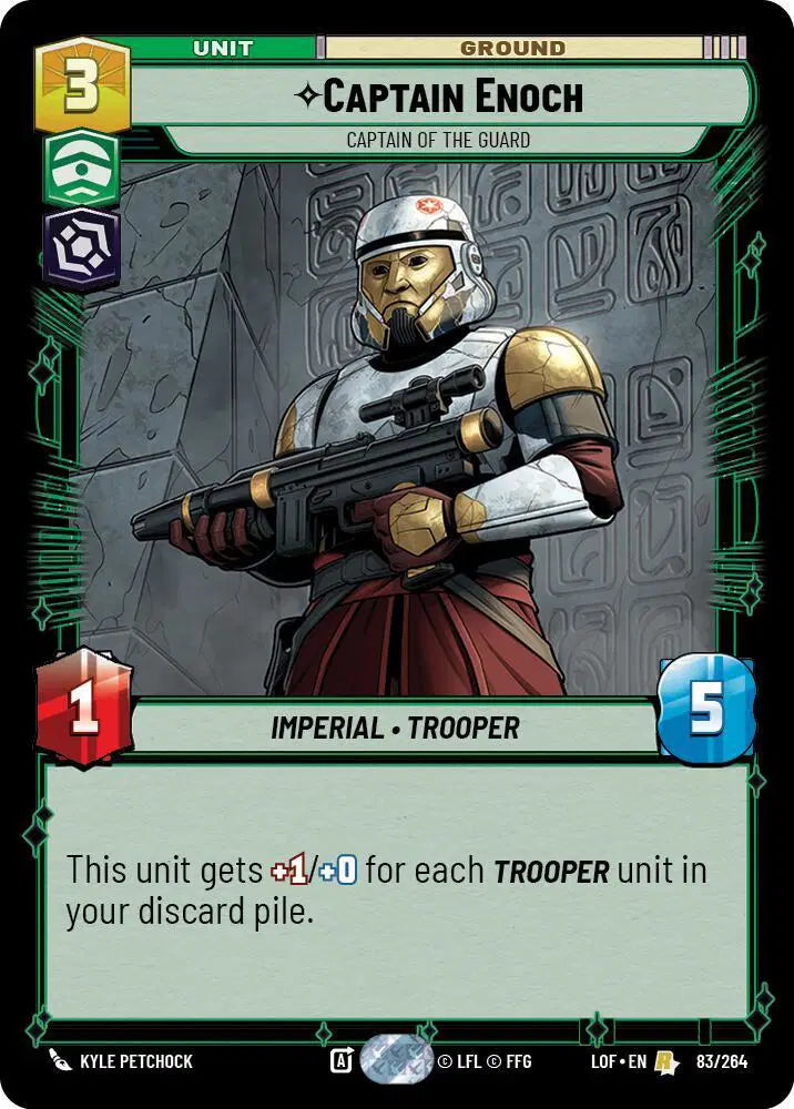 Captain Enoch - Captain of the Guard - LOF-083 - Legends of the Force