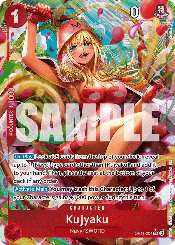 Kujyaku (Alternate Art) - OP11-004 - A Fist of Divine Speed