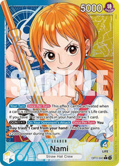 Nami (041) (Alternate Art) - OP11-041 - A Fist of Divine Speed