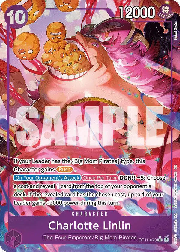 Charlotte Linlin (Alternate Art) - OP11-073 - A Fist of Divine Speed