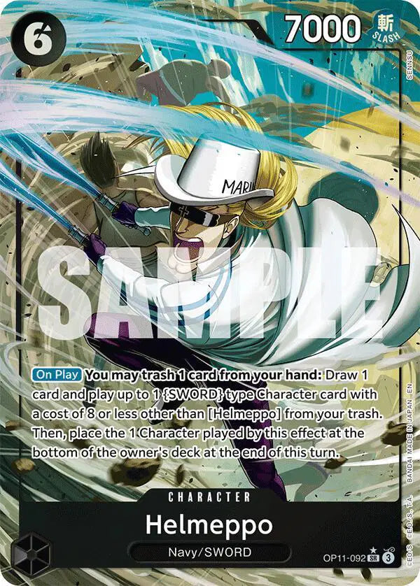 Helmeppo (Alternate Art) - OP11-092 - A Fist of Divine Speed