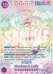 Monkey.D.Luffy (SP) (Silver) - OP05-119 - A Fist of Divine Speed