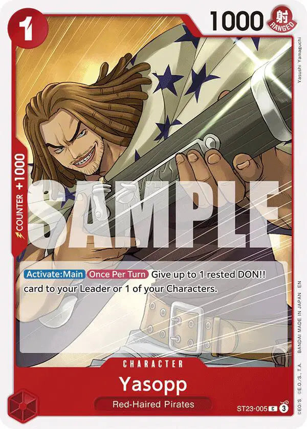 Yasopp - ST23-005 - Starter Deck 23: RED Shanks