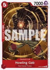 Howling Gab (Reprint) - OP09-006 - Starter Deck 23: RED Shanks
