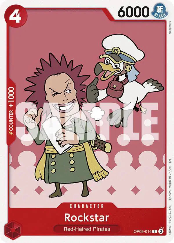 Rockstar (Reprint) - OP09-016 - Starter Deck 23: RED Shanks