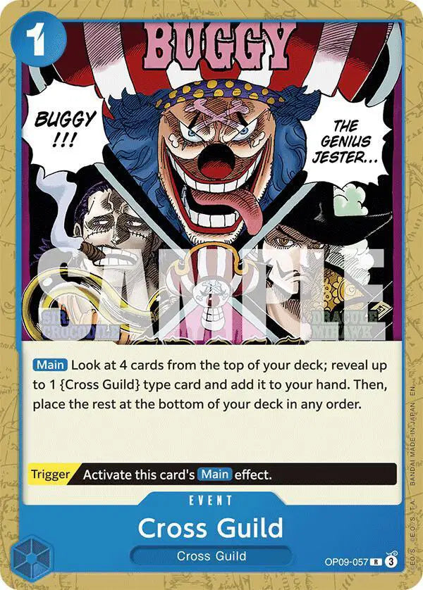 Cross Guild (Reprint) - OP09-057 - Starter Deck 25: BLUE Buggy