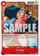 Franky - OP11-012 - A Fist of Divine Speed Release Event Cards