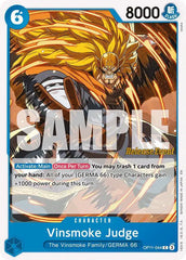 Vinsmoke Judge - OP11-044 - A Fist of Divine Speed Release Event Cards