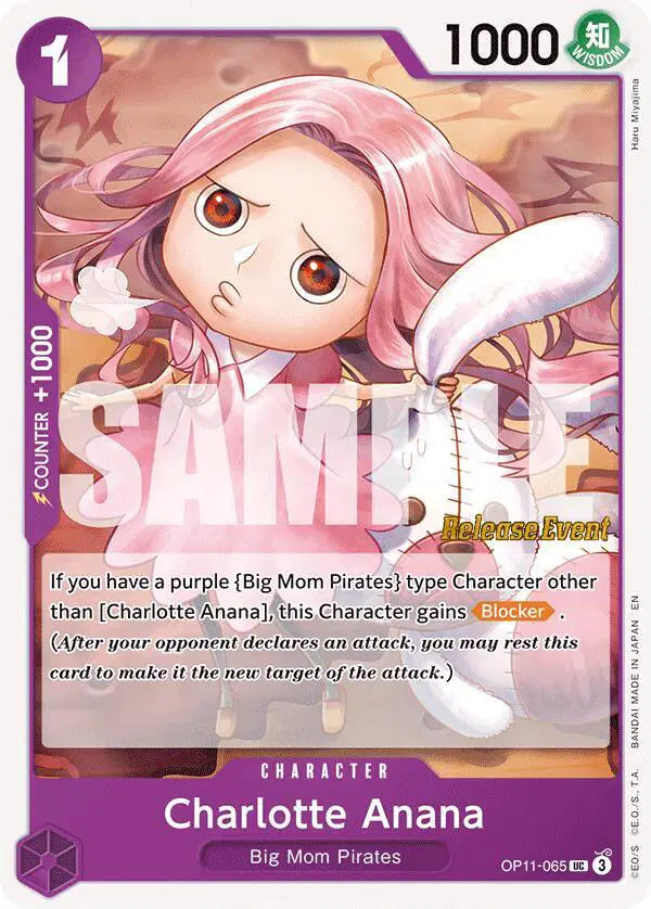Charlotte Anana - OP11-065 - A Fist of Divine Speed Release Event Cards