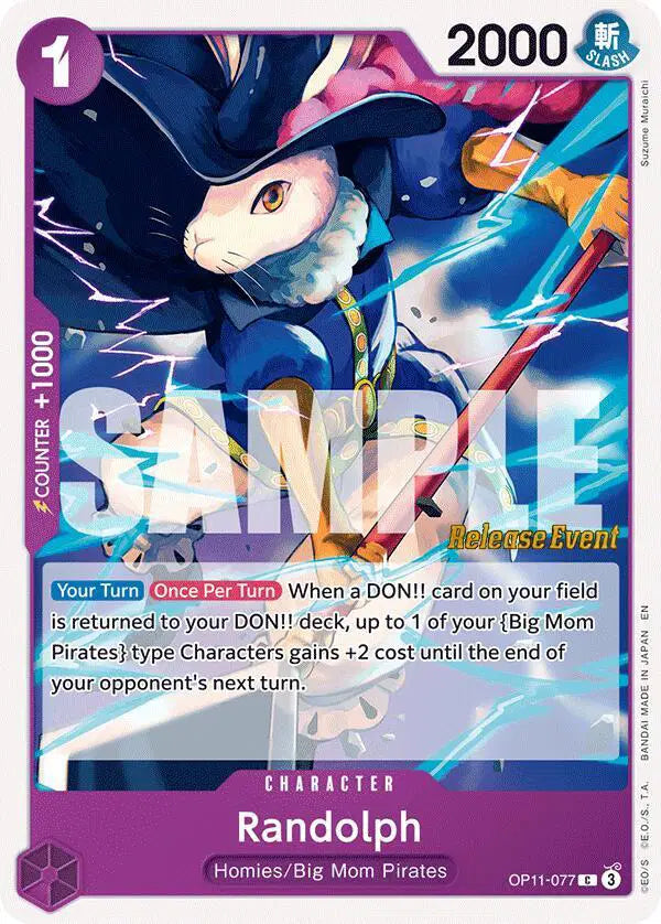 Randolph - OP11-077 - A Fist of Divine Speed Release Event Cards