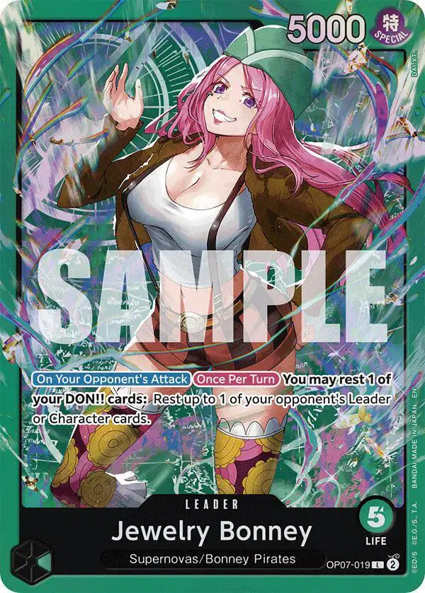 Jewelry Bonney (OP07-019) - OP07-019 - Starter Deck 24: GREEN Jewelry Bonney