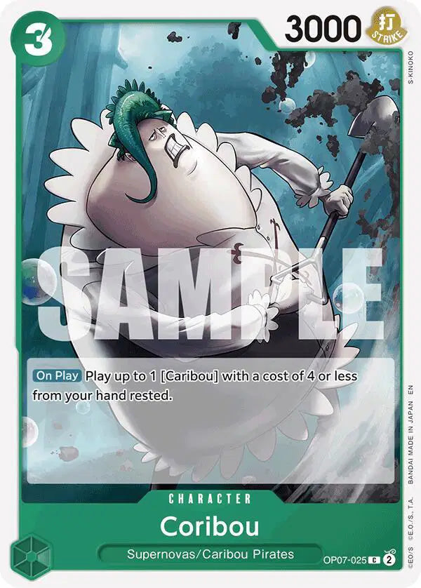 Coribou (Reprint) - OP07-025 - Starter Deck 24: GREEN Jewelry Bonney