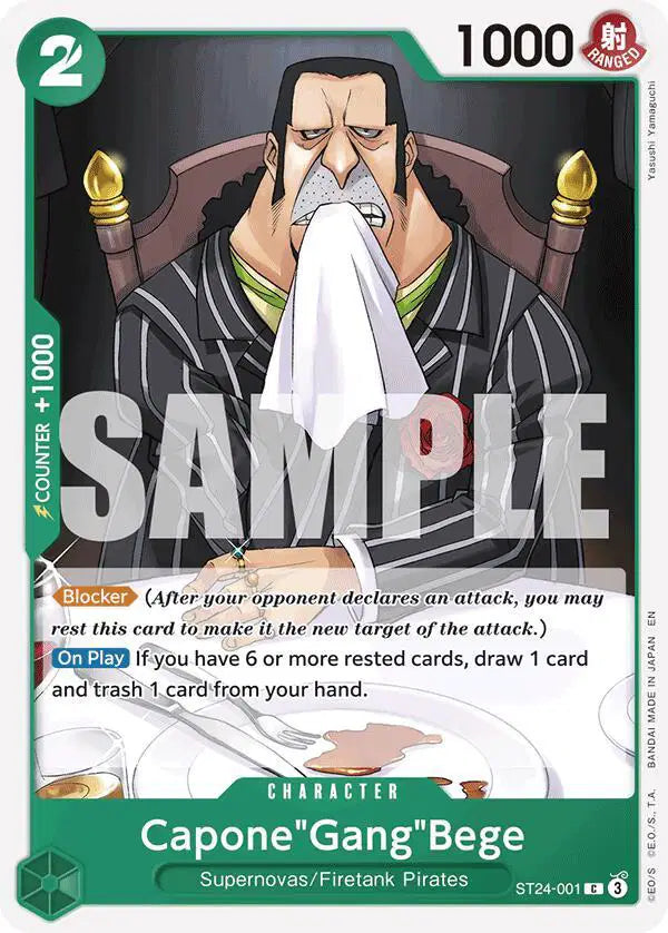 Capone"Gang"Bege - ST24-001 - Starter Deck 24: GREEN Jewelry Bonney