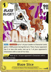 Blaze Slice (Reprint) - OP07-116 - Starter Deck 28: GREEN/YELLOW Yamato