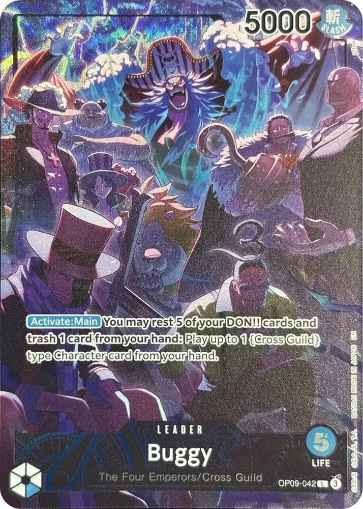 Buggy (English Version 2nd Anniversary Set) - OP09-042 - One Piece Promotion Cards