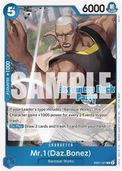 Mr. 1 (Daz.Bonez) (Beginners Deck Party [ST-23] - [ST-28] Participation Pack) - EB01-027 - One Piece Promotion Cards