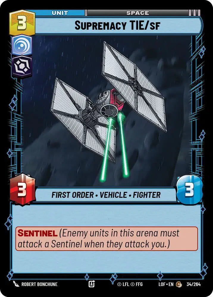Supremacy TIE/sf - LOF-034 - Legends of the Force