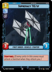 Supremacy TIE/sf - LOF-034 - Legends of the Force