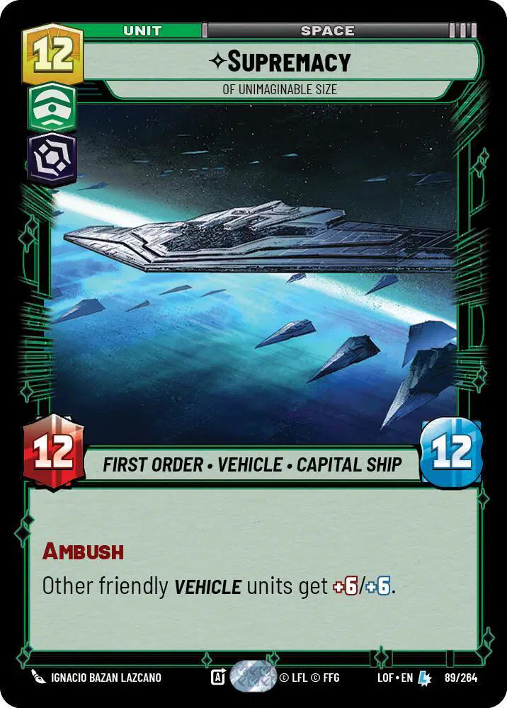 Supremacy - Of Unimaginable Size - LOF-089 - Legends of the Force