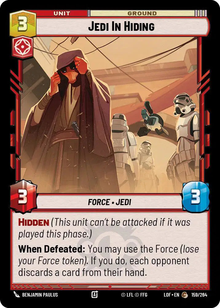 Jedi In Hiding - LOF-159 - Legends of the Force