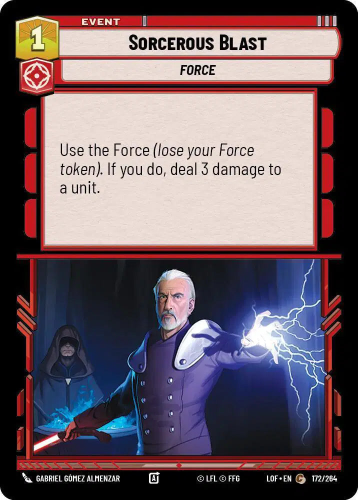 Sorcerous Blast - LOF-172 - Legends of the Force