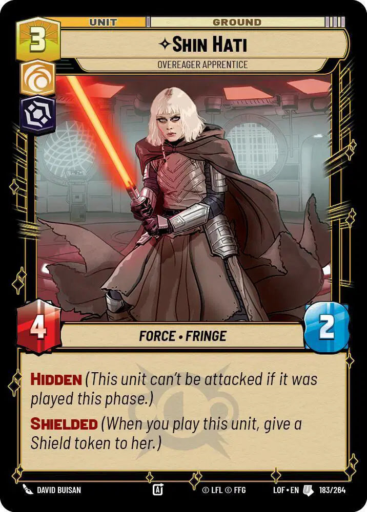Shin Hati - Overeager Apprentice - LOF-183 - Legends of the Force