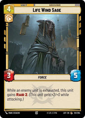Life Wind Sage - LOF-212 - Legends of the Force