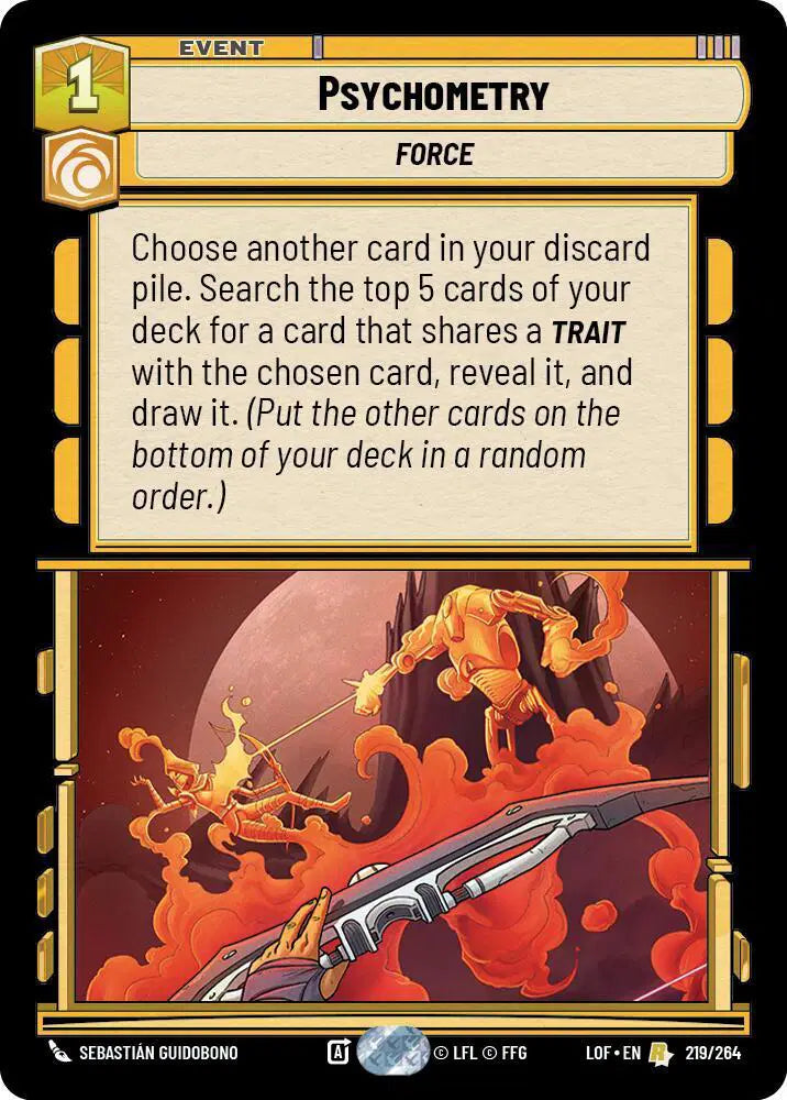 Psychometry - LOF-219 - Legends of the Force