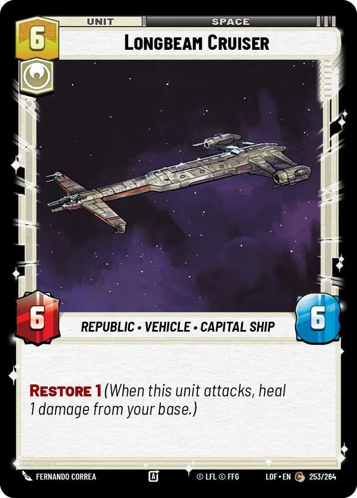 Longbeam Cruiser - LOF-253 - Legends of the Force