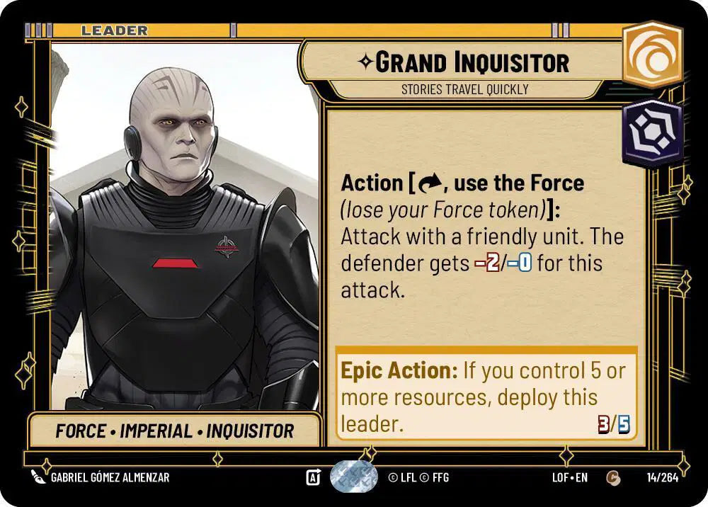 Grand Inquisitor - Stories Travel Quickly - LOF-014 - Legends of the Force