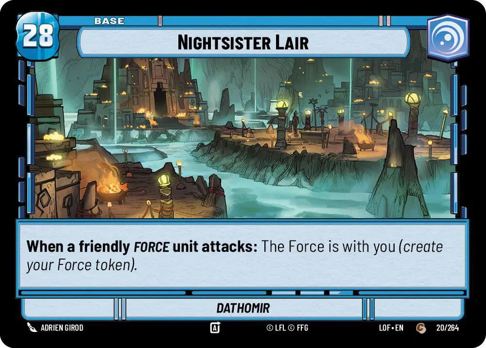 Nightsister Lair // Shield - LOF-020_1 - Legends of the Force
